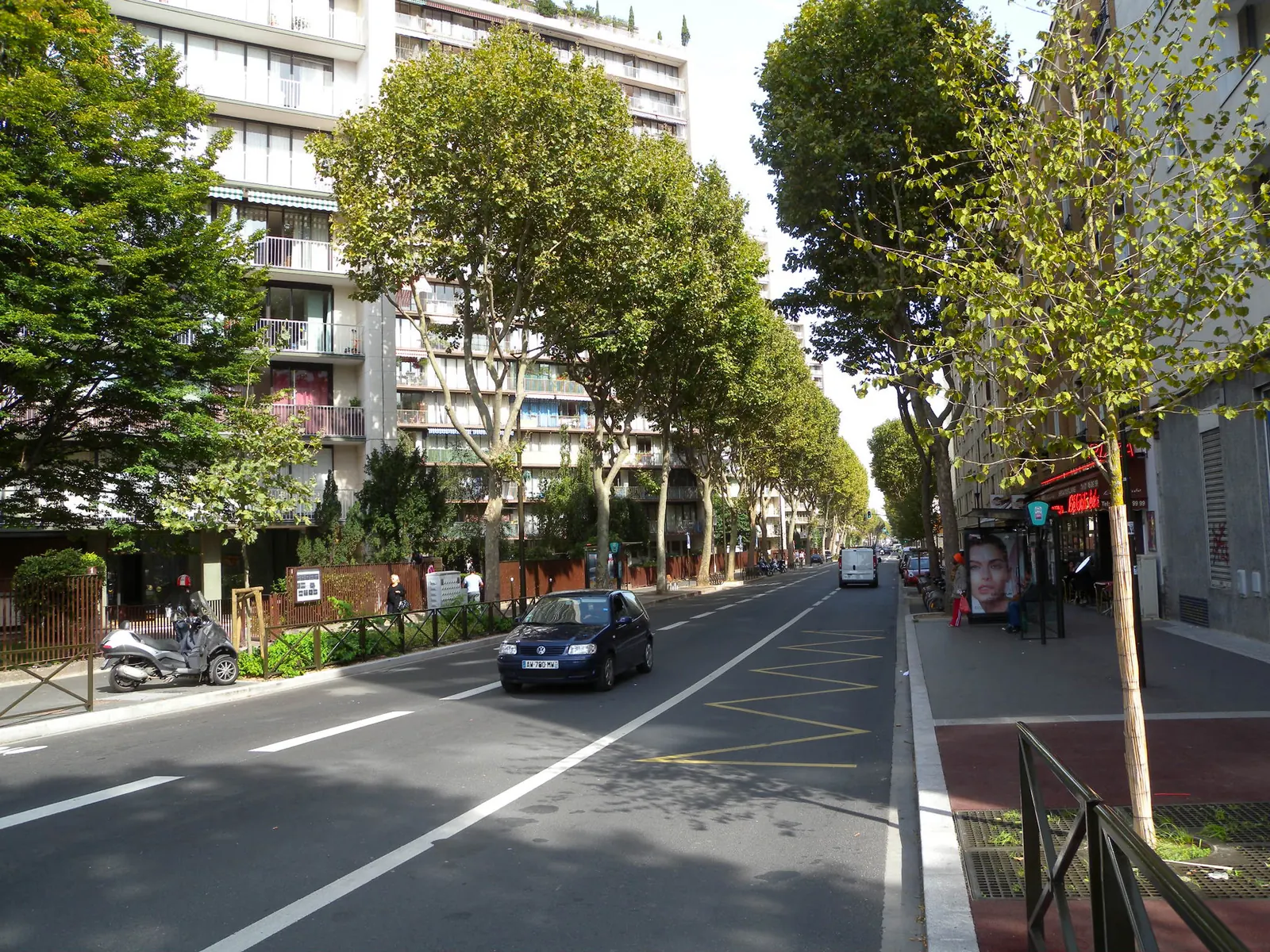 Vue de la ville de Boulogne-Billancourt, Hauts-de-Seine, zone d'intervention DS Serrurier