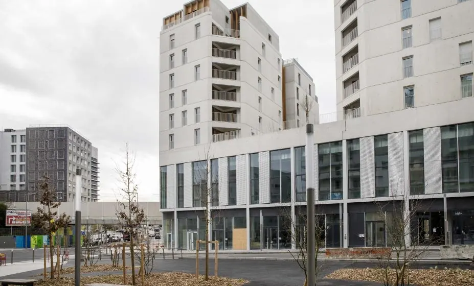 Vue de la ville de Nanterre, Hauts-de-Seine, zone d'intervention DS Serrurier